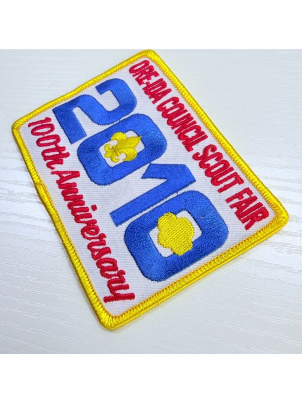 BSA Ore-Ida Council Scout Fair Patch 2010 Commemorative 100th Anniversary New - Picture 4 of 7